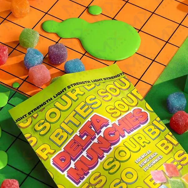 Custom Mylar Delta 9 Gummies - view 4